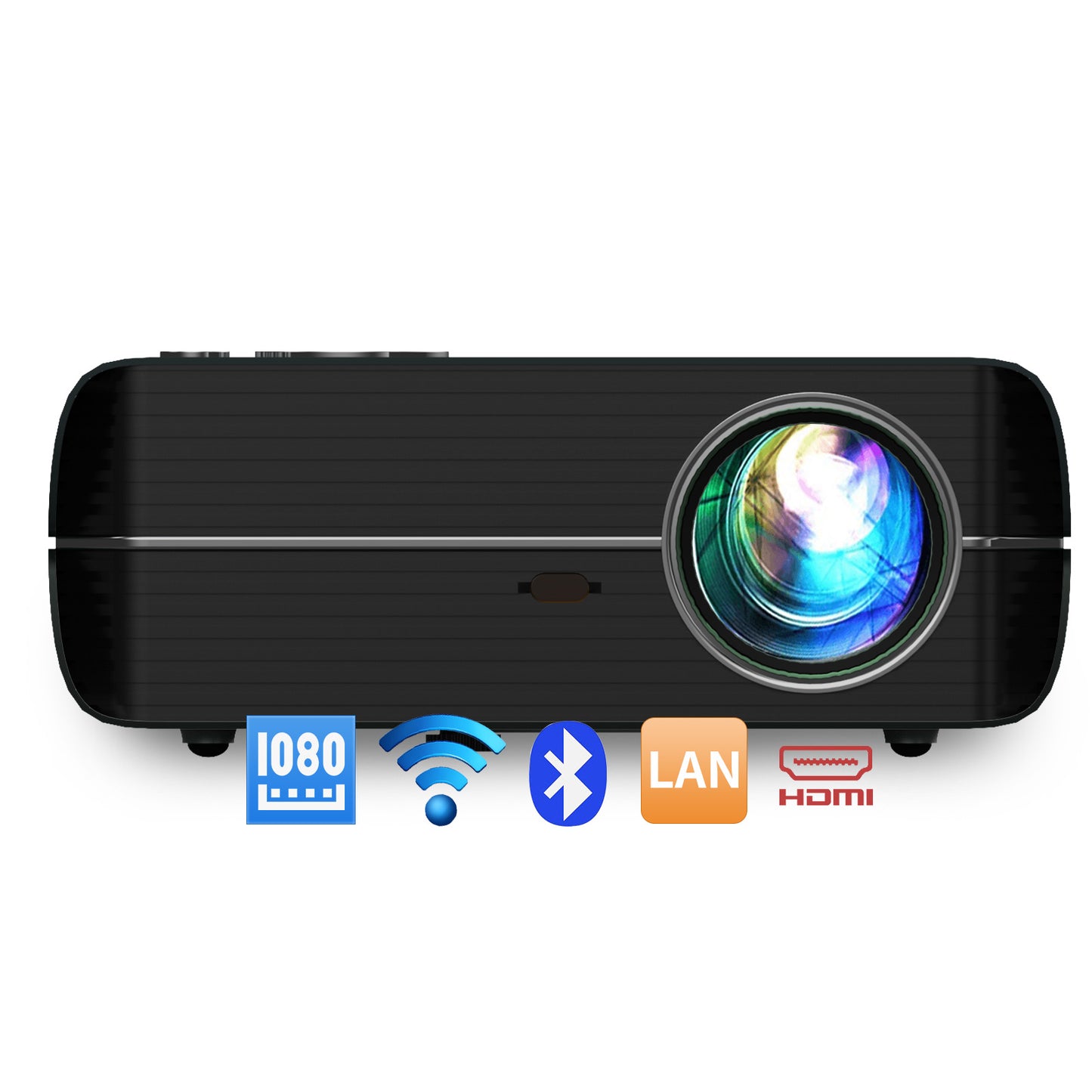 A10AB Smart WiFi Bluetooth Outdoor Projector 4K Movie, Full HD Projector 1080p Support HDR10+