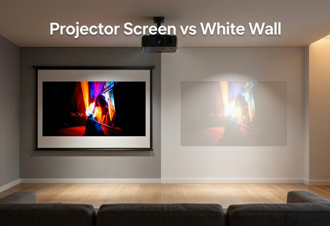 Projector Screen vs White Wall: Which Is Better for Your Home Theater?