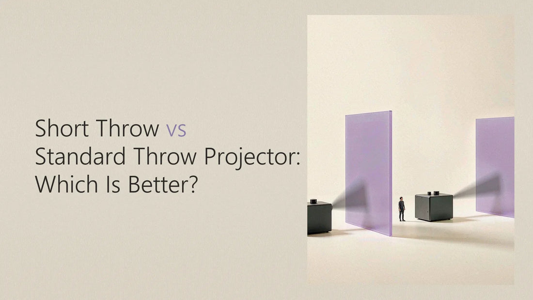 short throw vs standard throw projector