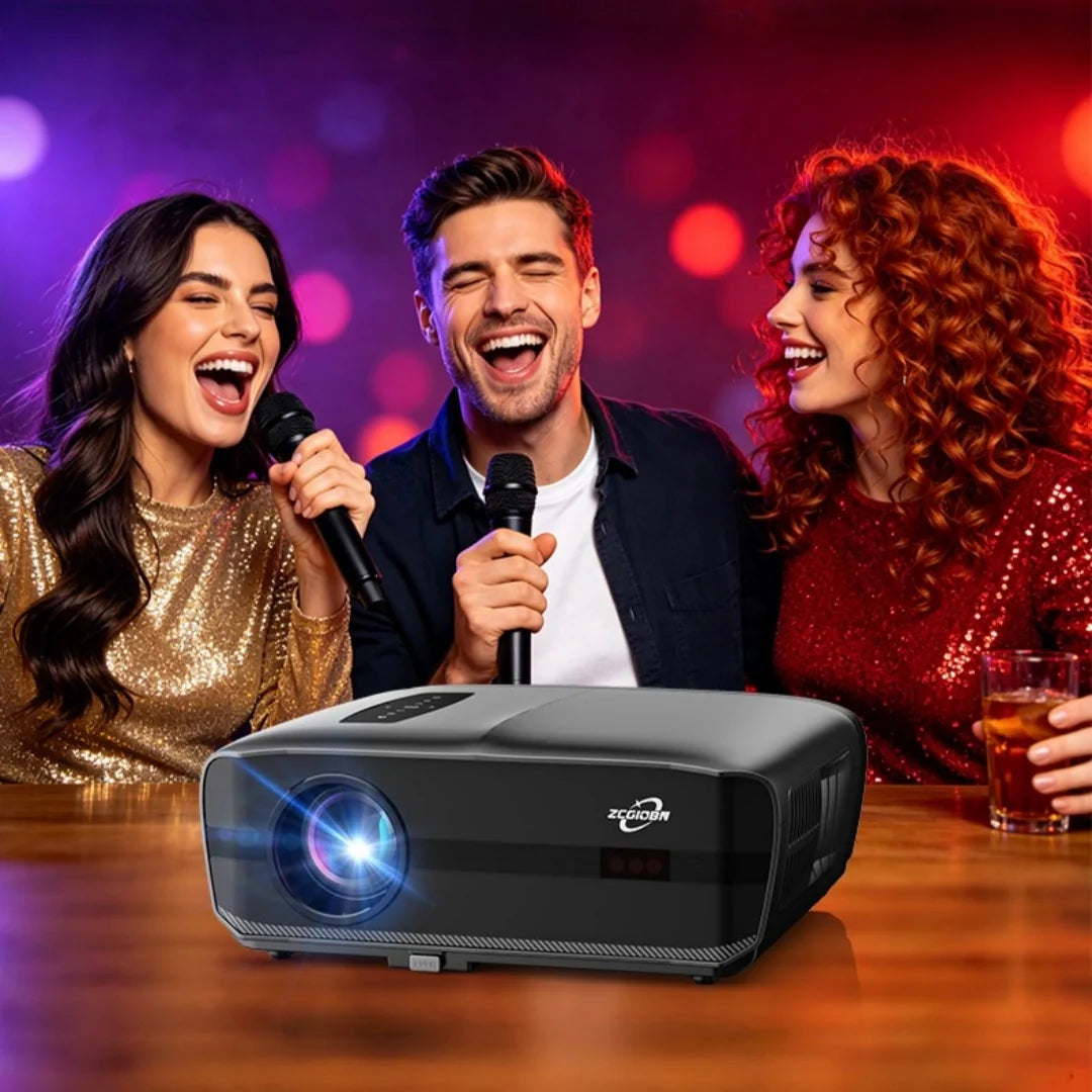 Karaoke Projector with 2 Microphones
