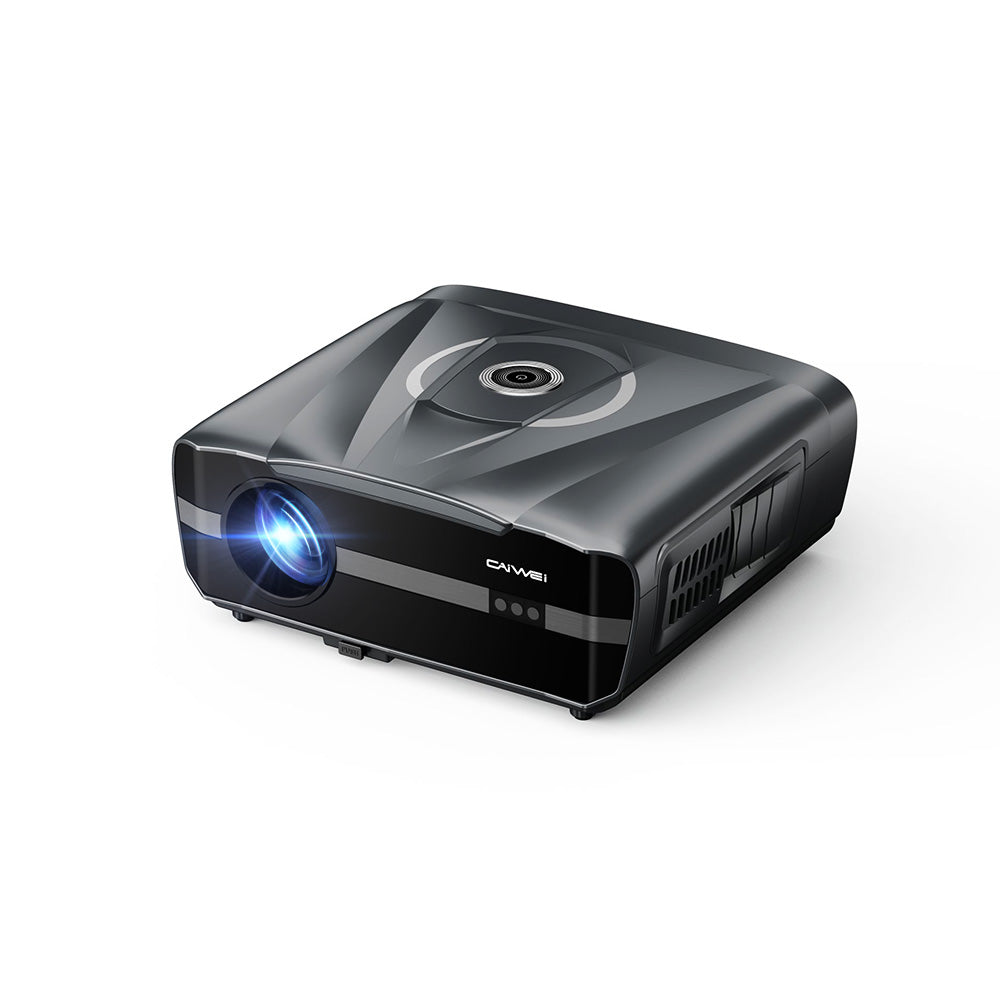 CAIWEI A9X 2026 New 4K UHD Projector Google TV Karaoke 2 Mic HiFi Speakers