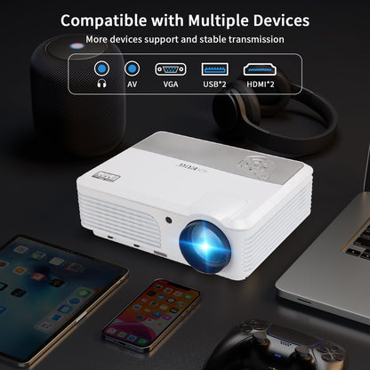 【SAVE US$219】WiFi Bluetooth Home Projector HD 1080P Native Outdoor Movie Projectors HD LED Projector 1080P Home Theater Android Youtube