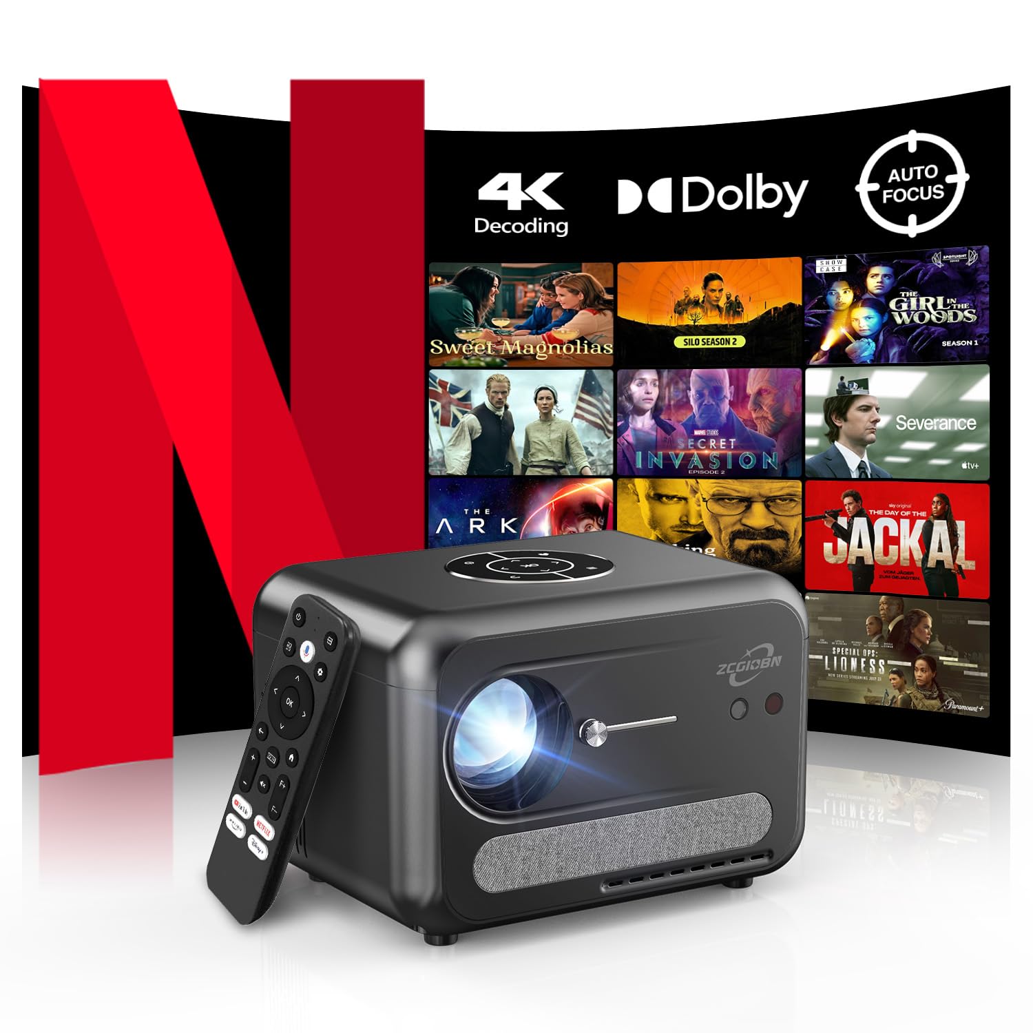 CAIWEI A6 4K Portable Projector
