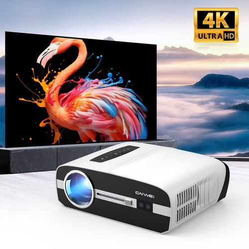 CAIWEI A9S 4K projector with 2500 ANSI lumens Android