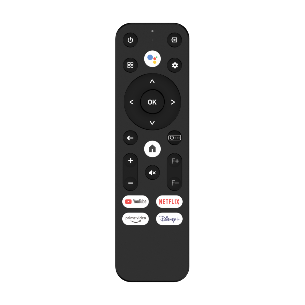 Bluetooth Voice Remote Control for Google TV Projector – Quick Launch & Hands-Free Control