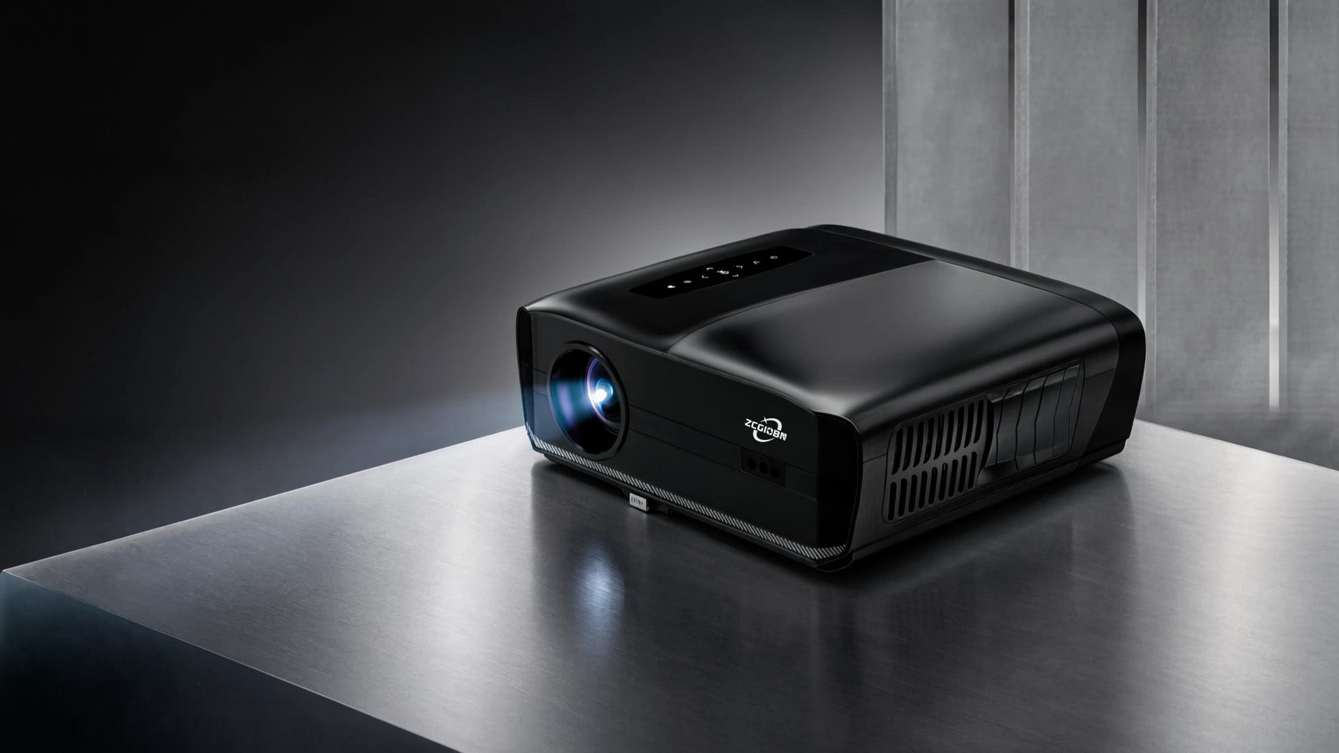 1000D 4K Premium home theater projector with 2 Microphones for living room