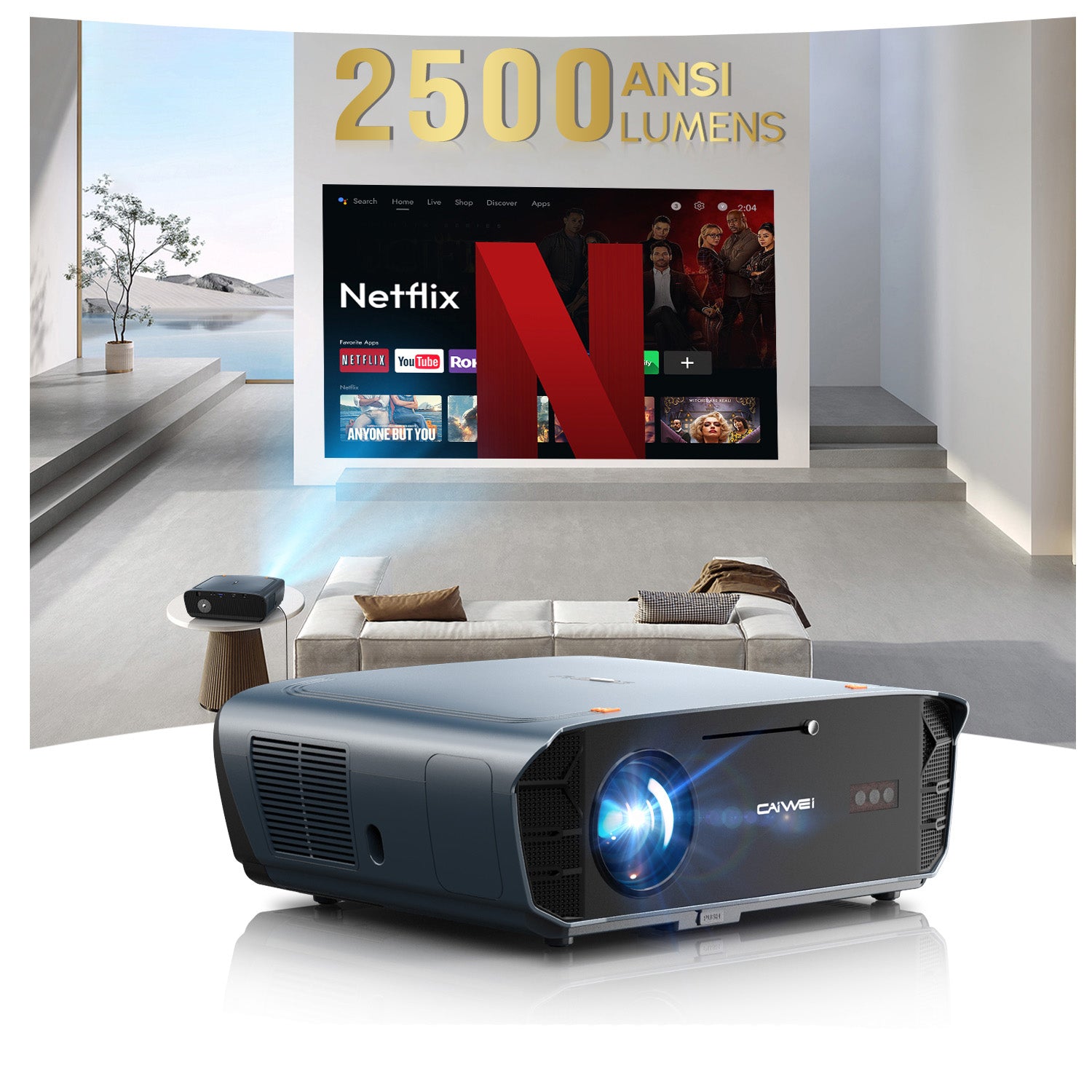 CAIWEI Projector — Bring the Big Screen Home. – CAIWEISHOP