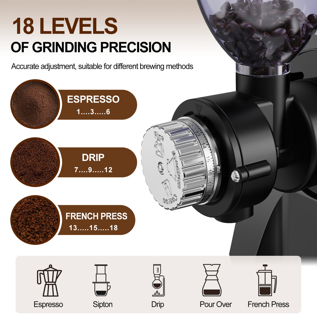 LUFVEBUT 2-in-1 Slow Juicer Extractor Coffee Grinder  Machines- Meteorite Gray